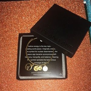Alex and Ani Peace Bracelet